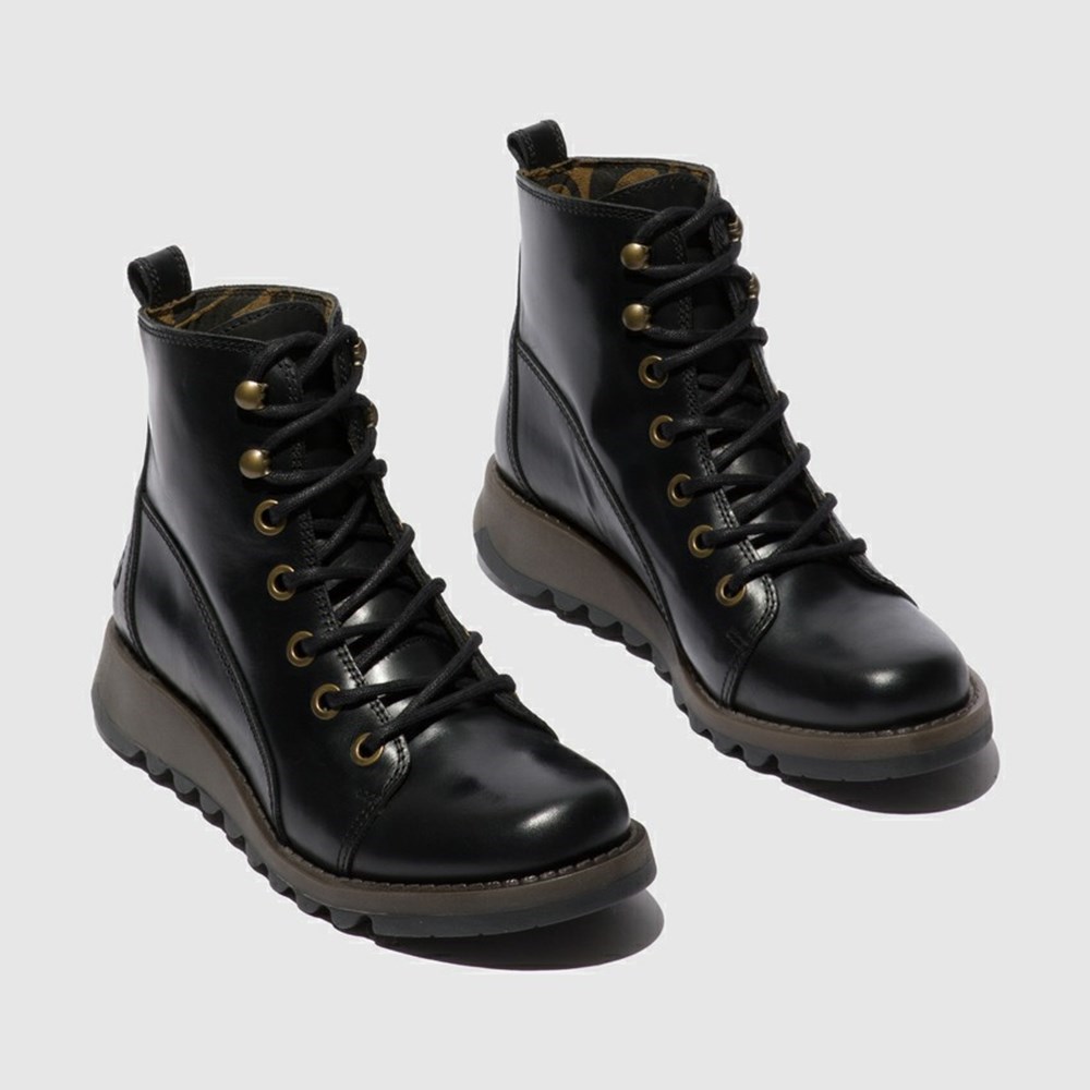 Bottines Fly London Sore813fly Noir Femme | WUG-38417292