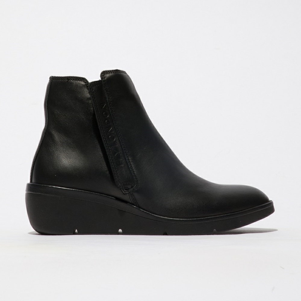 Bottines Fly London Nula550fly Noir Femme | JUM-56421002