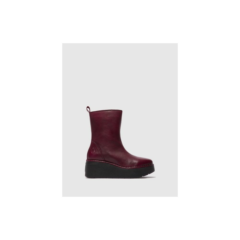 Bottines Fly London Haze240fly Bordeaux Femme | NDL-83602021