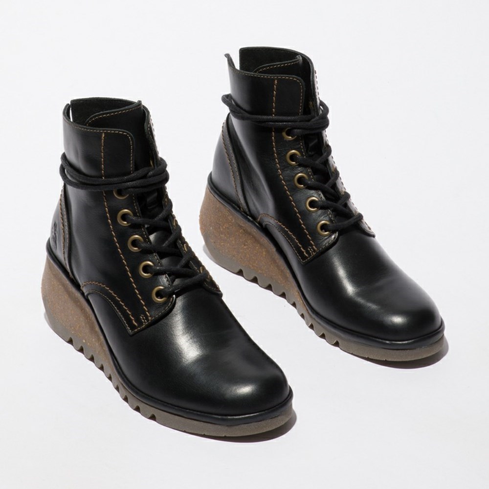 Bottines Fly London Nero257fly Noir Femme | VIP-21926362