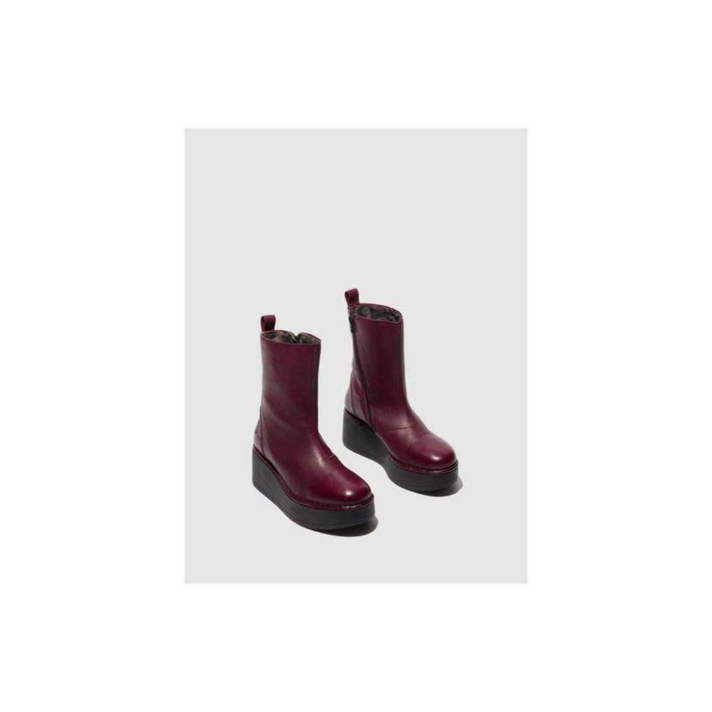 Bottines Fly London Haze240fly Bordeaux Femme | NDL-83602021