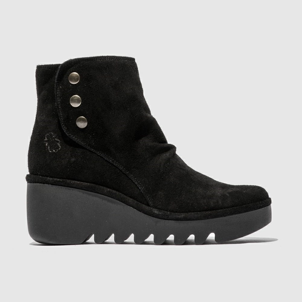 Bottines Fly London Brom344fly Noir Femme | TFS-58852207