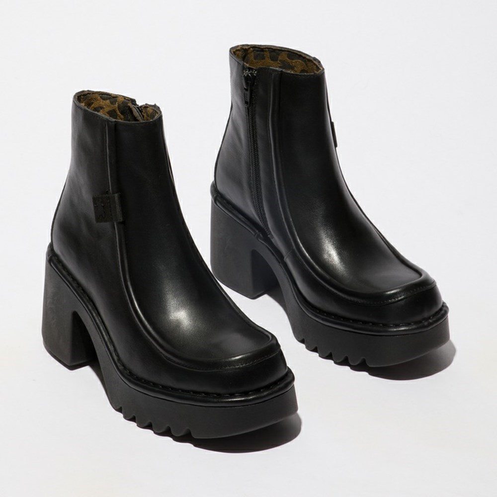 Bottines Fly London Mite249fly Noir Femme | RTG-91698052