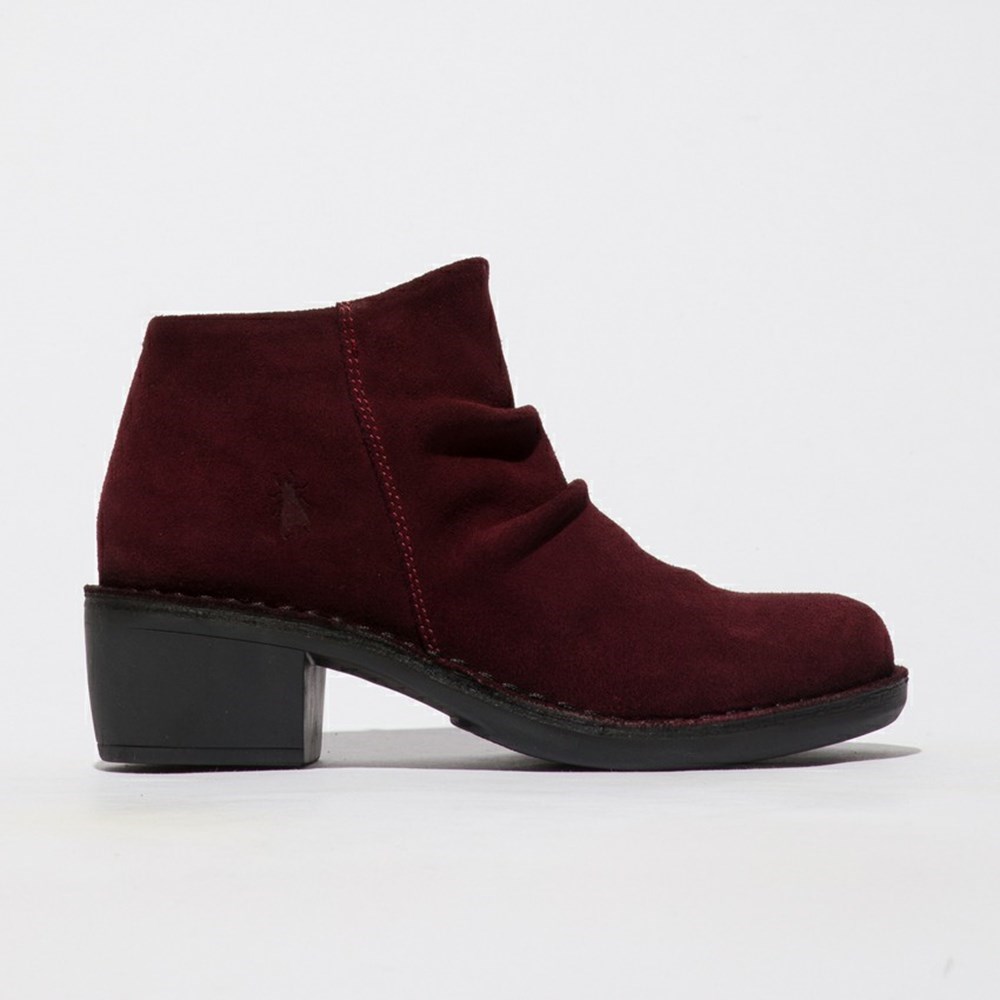 Bottines Fly London Merk093fly Bordeaux Femme | UMF-77831240