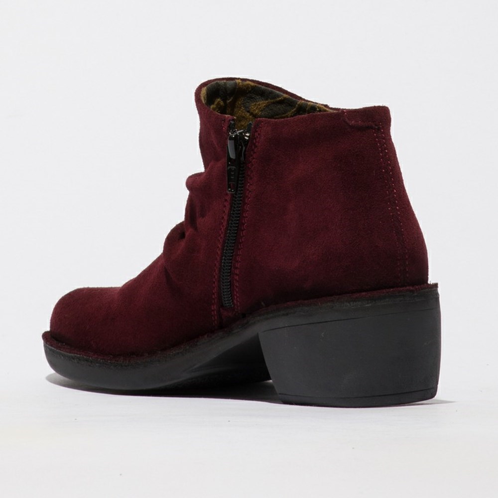 Bottines Fly London Merk093fly Bordeaux Femme | UMF-77831240