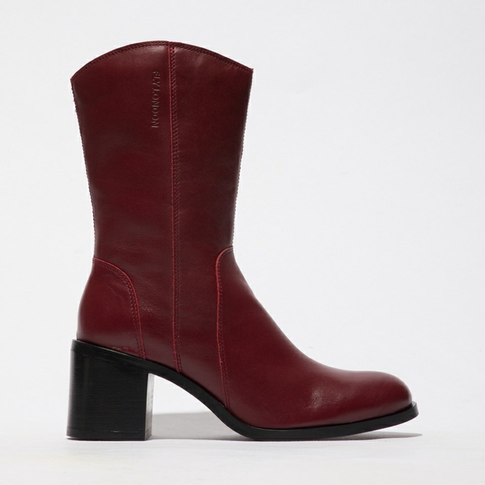 Bottines Fly London Asta914fly Bordeaux Femme | CKG-16941674