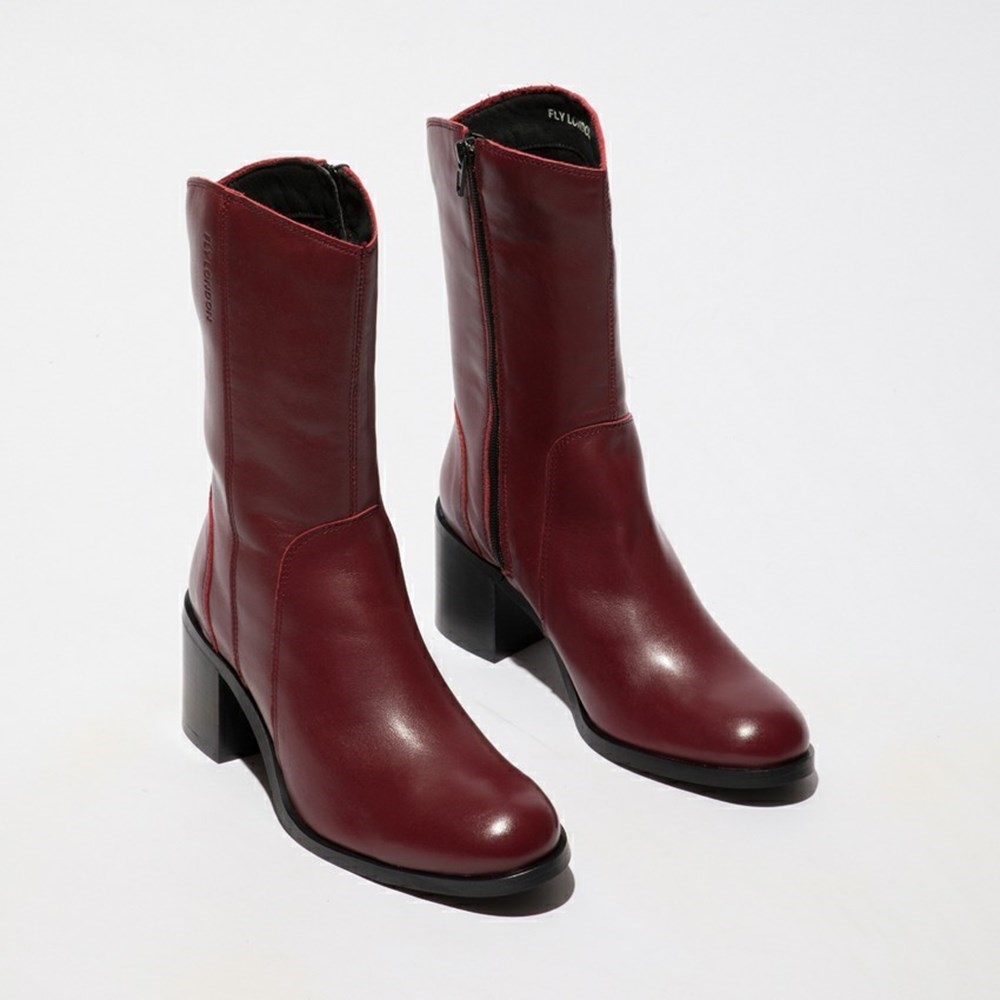 Bottines Fly London Asta914fly Bordeaux Femme | CKG-16941674