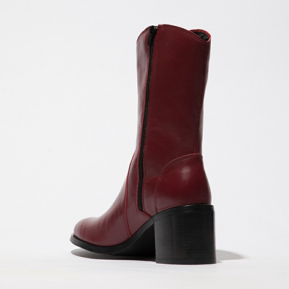 Bottines Fly London Asta914fly Bordeaux Femme | CKG-16941674