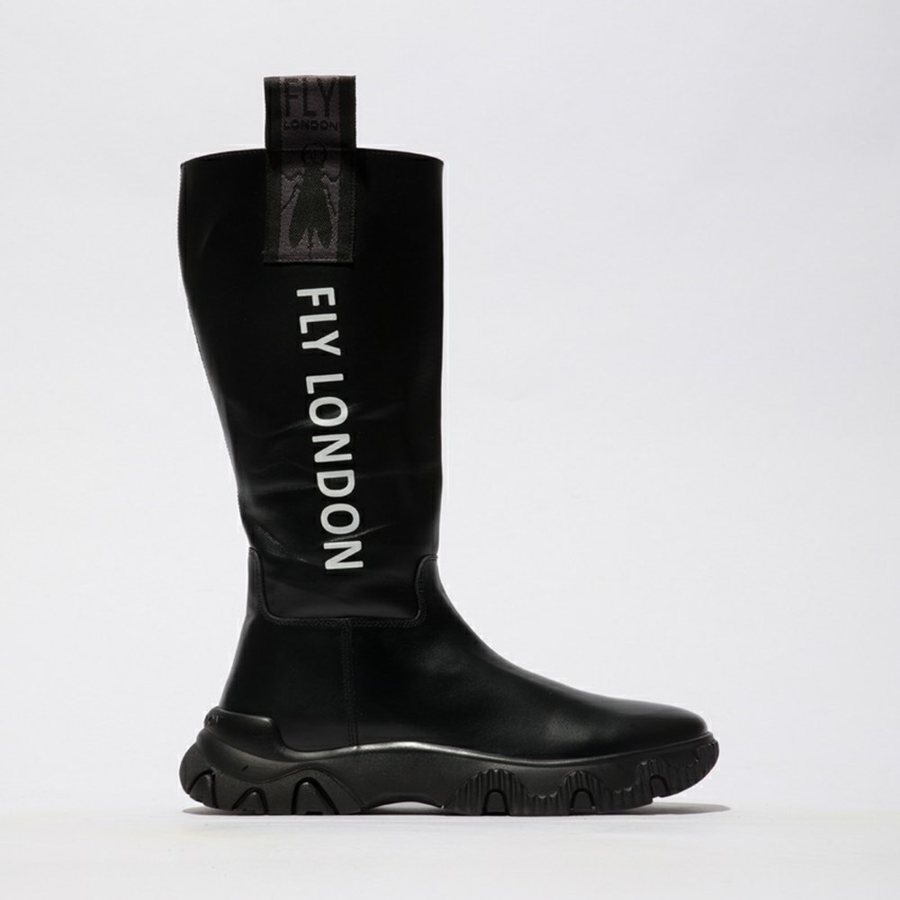 Bottes Hautes Fly London Febe886fly Noir Femme | WCE-89292034