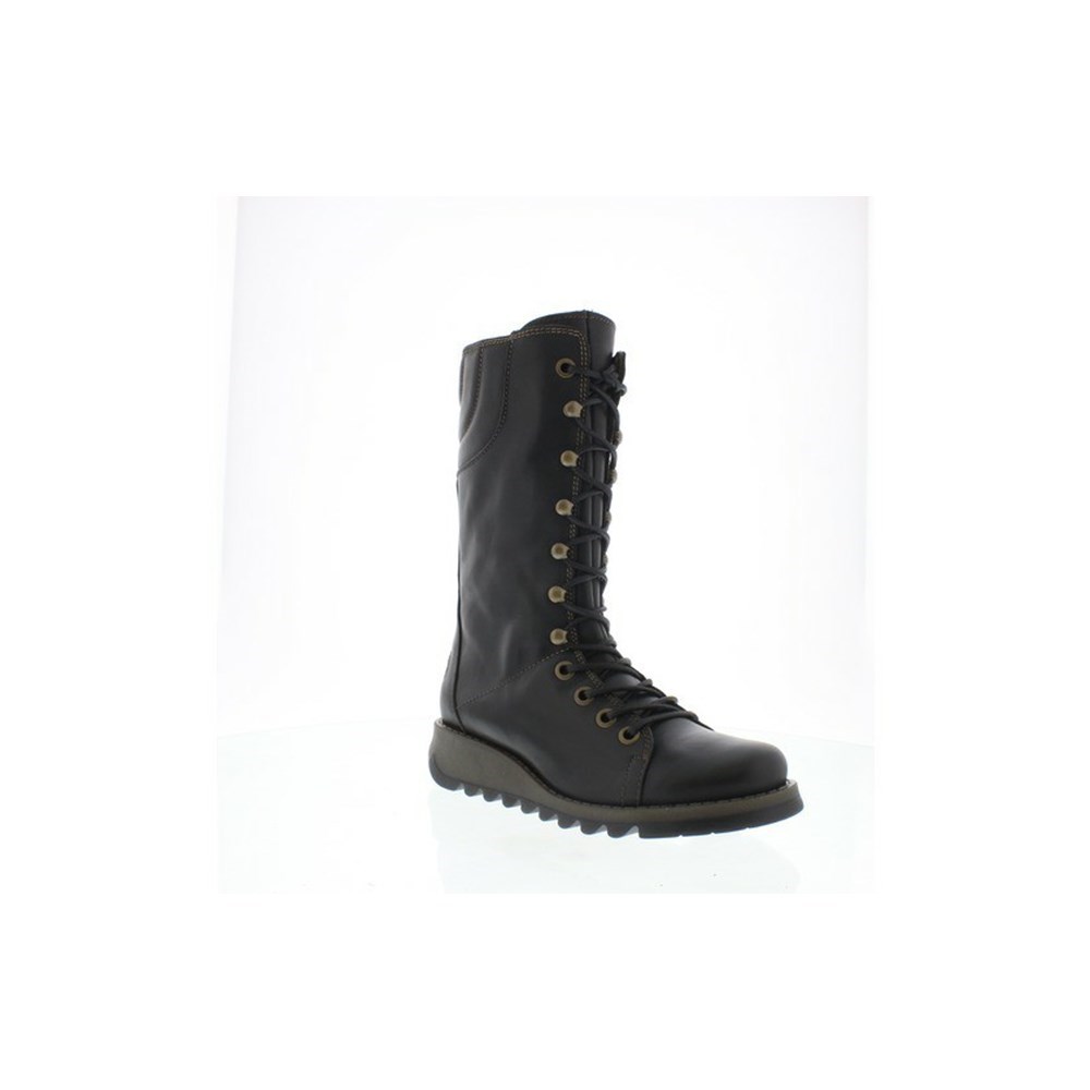 Bottes Mi-mollet Fly London Ster768fly Noir Femme | TGQ-21423961