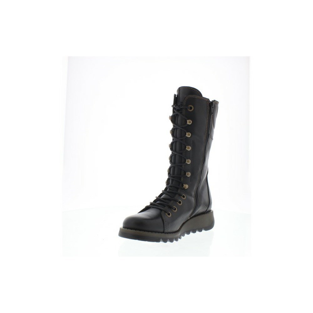 Bottes Mi-mollet Fly London Ster768fly Noir Femme | TGQ-21423961