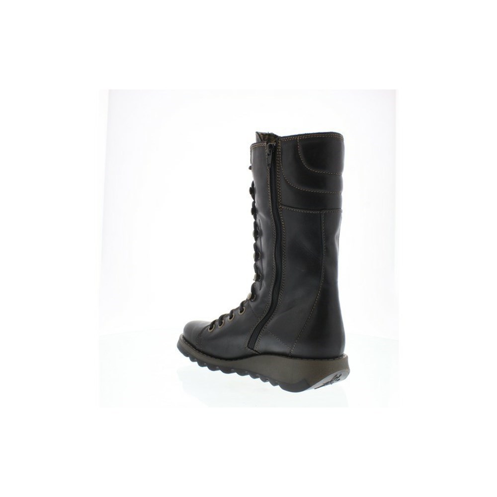 Bottes Mi-mollet Fly London Ster768fly Noir Femme | TGQ-21423961