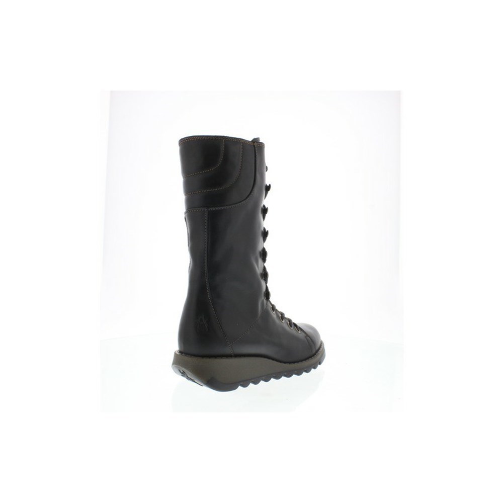 Bottes Mi-mollet Fly London Ster768fly Noir Femme | TGQ-21423961