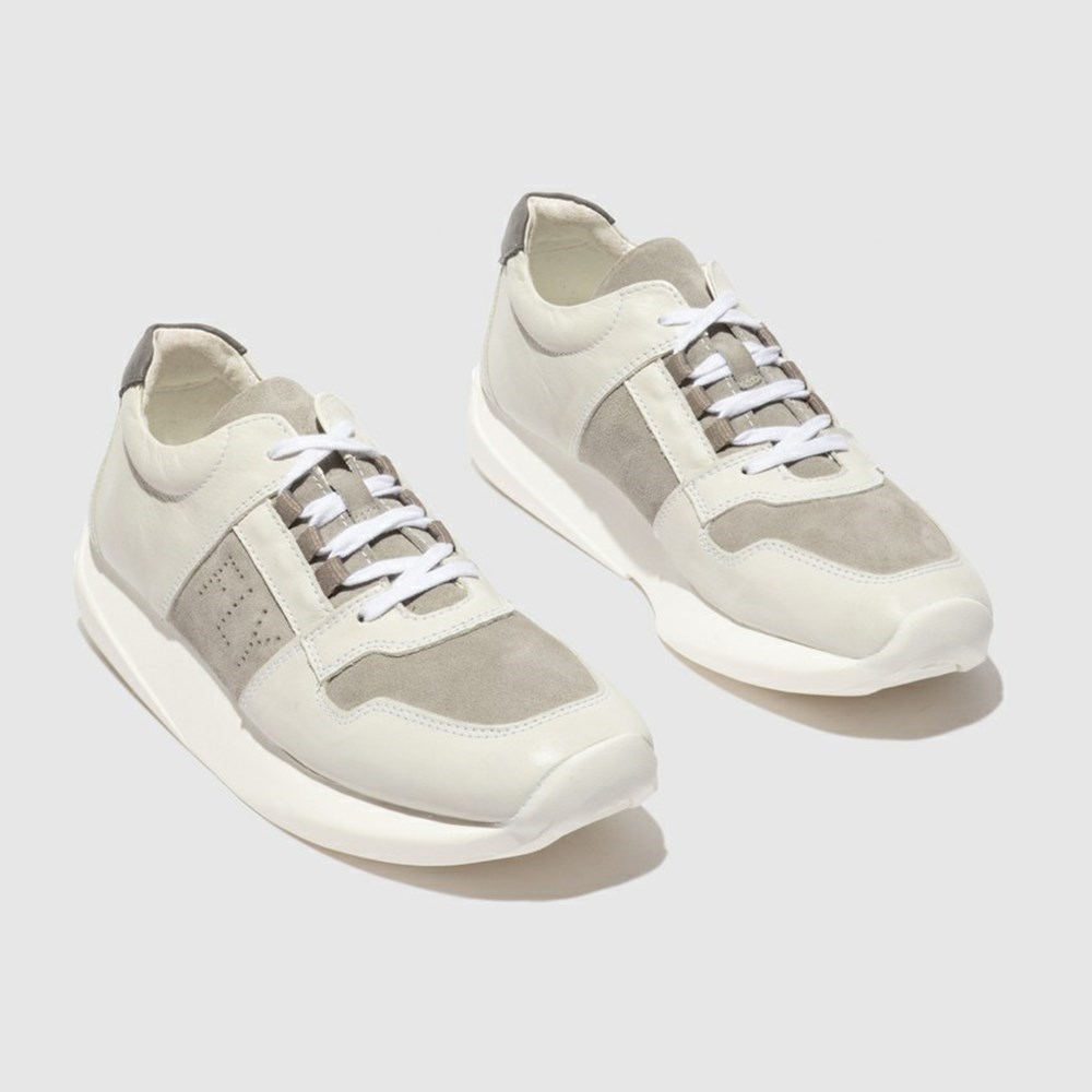 Chaussures Casual Fly London Lupo769fly Blanche Homme | DZM-60805532