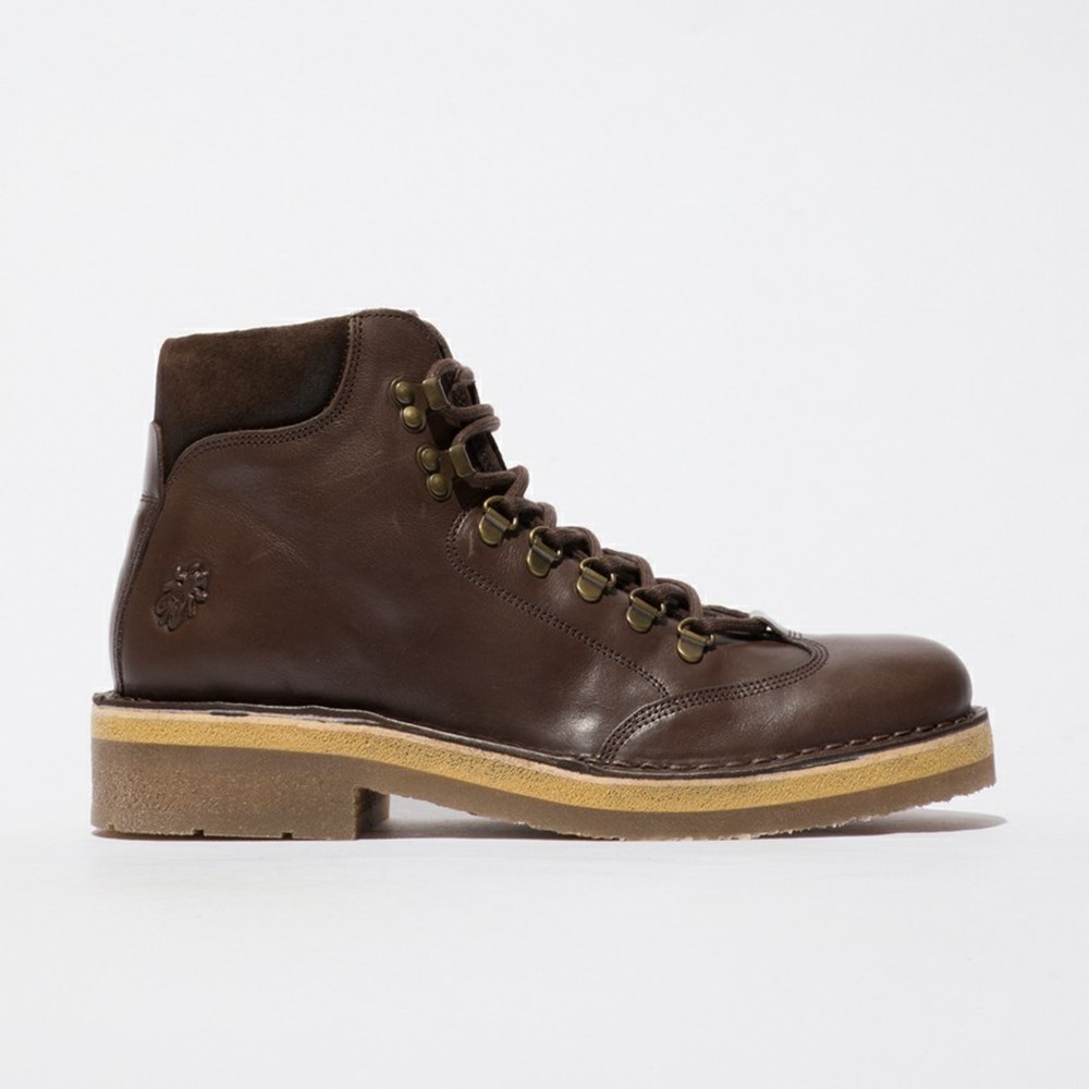 Chaussures Casual Fly London Reus075fly Marron Homme | GRC-02729698